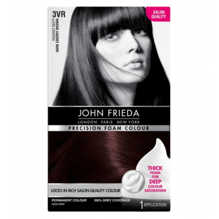 John Frieda Precision Foam Colour 3VR Deep Cherry Brown 130ml