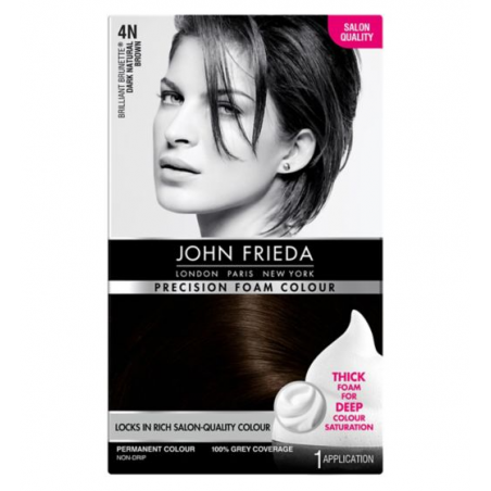 John Frieda Precision Foam Color 4N Brun Naturel Foncé 130ml