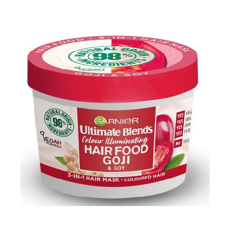 Garnier Fructis 3 En 1 Hair Food Goji pour les cheveux colorés 390ML