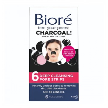 Bioré Charcoal Pore Strips 6ct