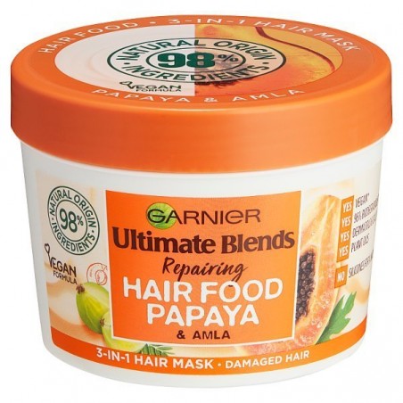 Garnier Fructis 3 en 1 Hair Food Papaye 390ML