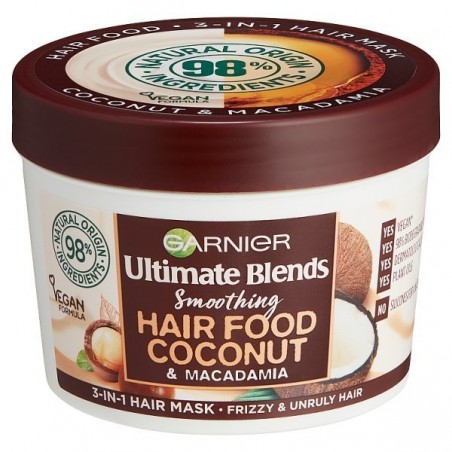 Garnier Fructis 3 en 1 Hair Food Macadamia 390ML