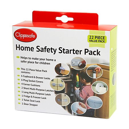 Clippasafe Home Safety Starter Pack, 22 pièces