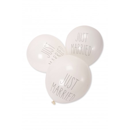 Just Married Ballons (12 Ballons)