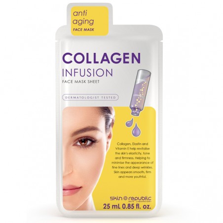 Masque en feuille d'infusion de collagène Skin Republic 25 ml