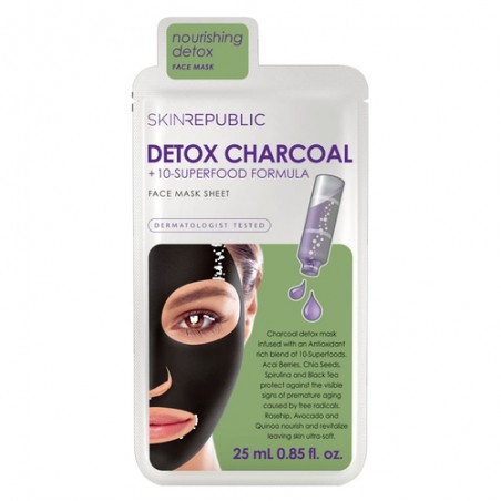 Masque pour le visage Skin Republic Superfood Detox + Charcoal