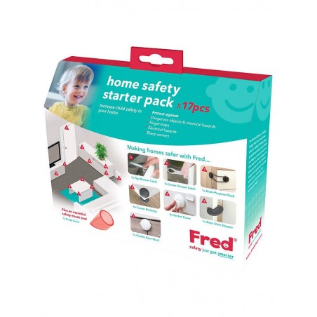 Kit de démarrage Fred Home Safety, 17 pièces...