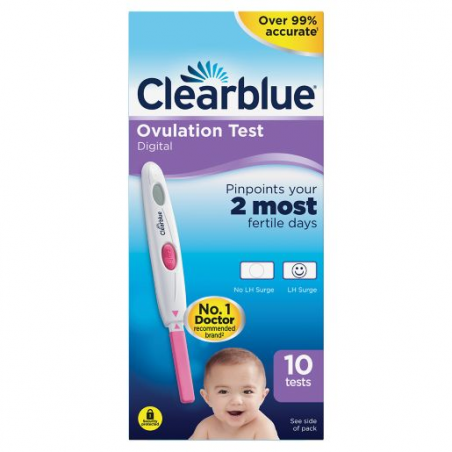 Kit de test d'ovulation Clearblue Digital - 10 tests
