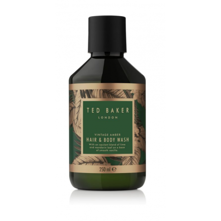 Ted Baker Nettoyant Cheveux Et Corps Vintage Ambre 250 ml