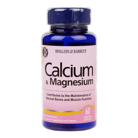 Holland & Barrett Calcium & Magnésium 60 capsules