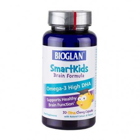 Bioglan SmartKids Brain Formula Omega-3 30 capsules à croquer