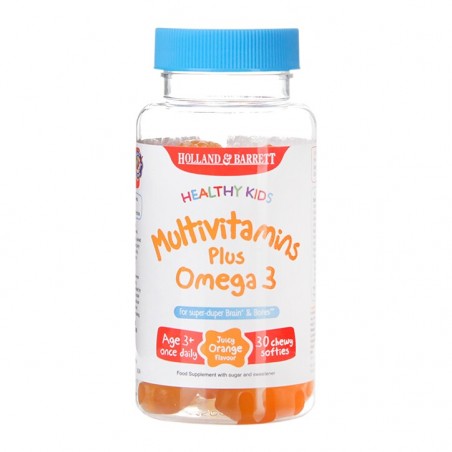 Holland & Barrett Healthy Kids Multivitamines plus Omega 3 - 30 Softies