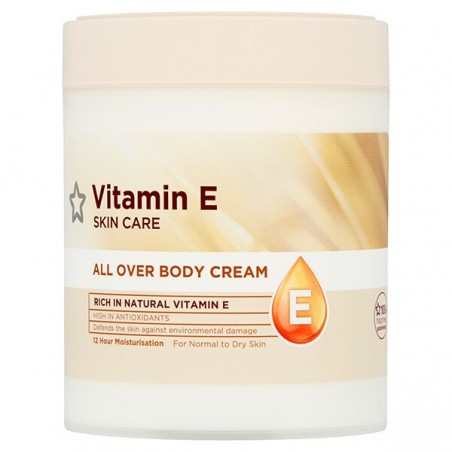 Superdrug Crème pour tout le corps à la Vitamine E 475ml