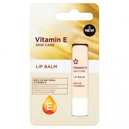 Baume à lèvres à la vitamine E Superdrug 4.8g