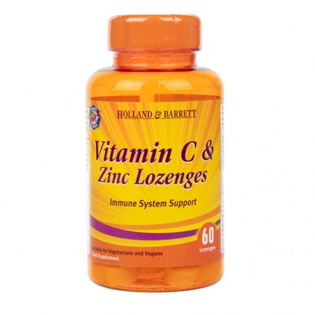 Holland & Barrett Vitamine C et Zinc 60 Comprimés