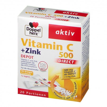 Doppel herz  Vitamine C 500 + ZINK