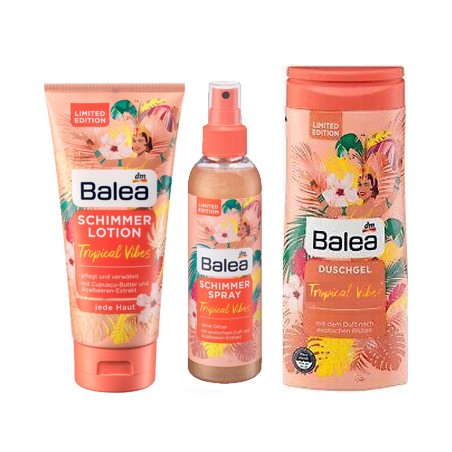 Balea Tropical Vibes Body lotion + Spray + Gel douche