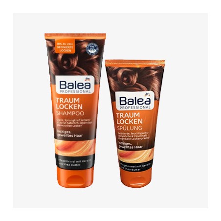 Balea gamme cheveux bouclés Shampooing + démêleur