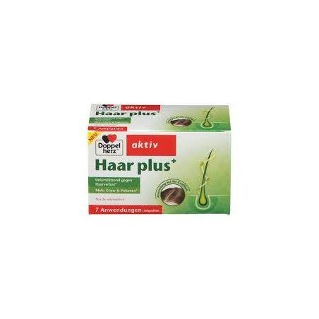 Doppel herz Hair plus ampoules contre la chute des cheveux ( 7 ampoules ) 2 ampoules / semaine