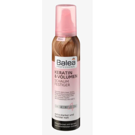 Balea Professional Schaumfestiger Mousse Keratin & Volumen 150 ml