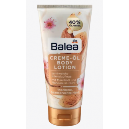 Balea Cream-Oil Lotion pour le corps à l'huile d'amande 200 ml
