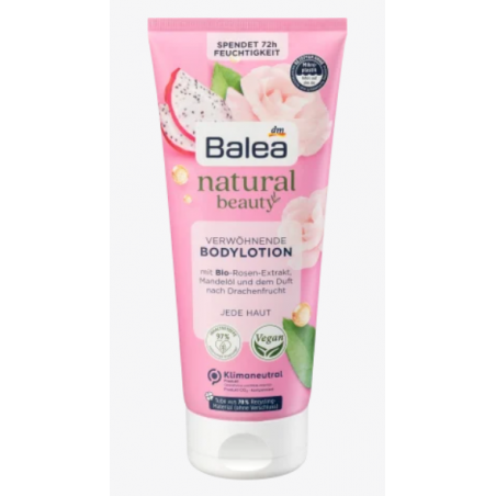 Balea Lotion pour le corps Natural Beauty Rose 200 ml