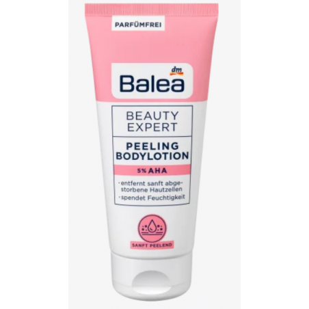 Balea Lotion corporel Beauty Expert Peeling Body Lotion 5% AHA 200 ml