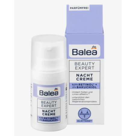 Balea Beauty Expert Crème de Nuit  Rétinol & Bakuchiol 30 ml