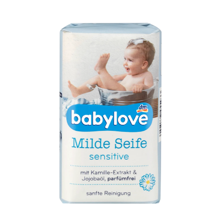 Babylove savon doux pour bébé sensible 100 g