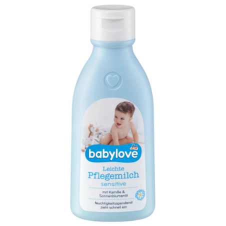 Babylove Lait de soin léger sensible 250 ml