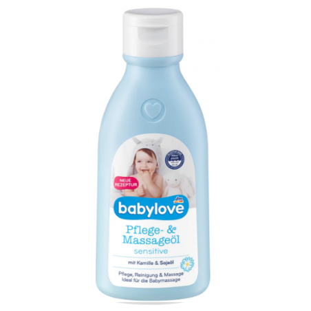 Babylove Huile de soja de soin et de massage 250 ml