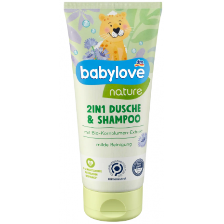 Babylove nature 2en1 Douche & Shampooing 200 ml