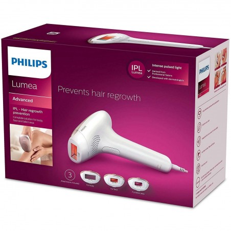 Philips Lumea Advanced IPL Appareil D'epilation Definitive Visage et Corp – BRI923/00