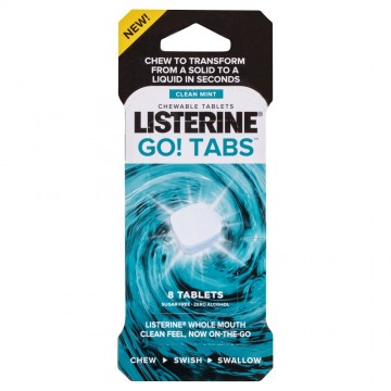 Listerine Go! 8 Pastilles