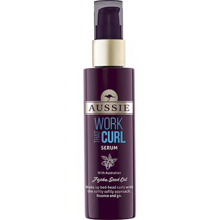 Aussie Work That Curl Hair Serum With Australian Jojoba Seed Oil 75ml