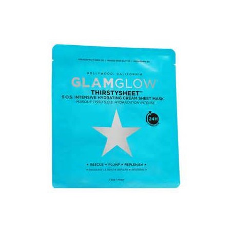 Glamglow Thirsty  S.O.S. Masque Sheet crème hydratante intensive