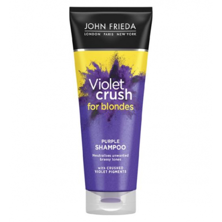 John Frieda Violet Crush Shampooing Violet 250 ml pour Cheveux Brassy, Blonds
